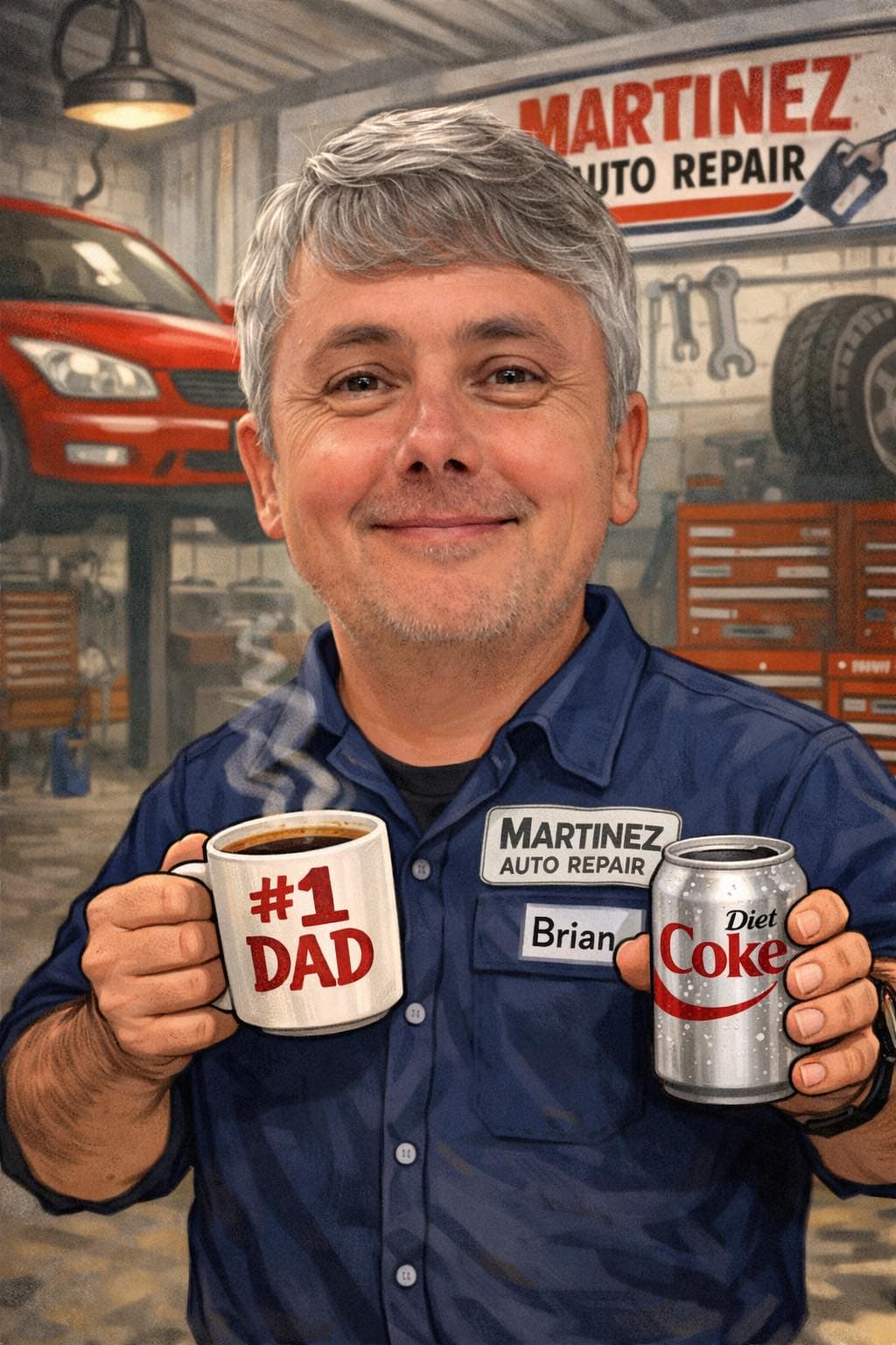The owner of Martinez Auto Repair